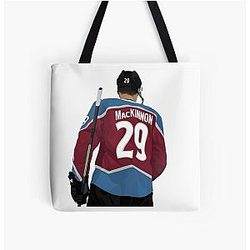 Nathan MacKinnon 29 All Over Tote Bag