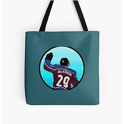 Nathan MacKinnon All Over Print Tote Bag