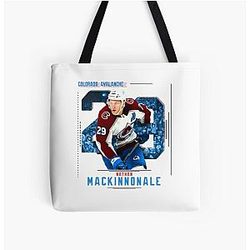 Nathan MacKinnon Ice Hockey Tote Bag