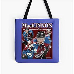 Nathan Mackinnon Retro Design Tote Bag