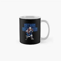 Nathan MacKinnon Plays the Puck Bold Classic Mug
