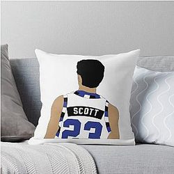 Nathan Scott Basketball Throw Pillow