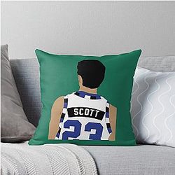 Nathan Scott Basketball Throw Pillow