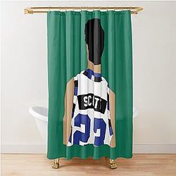 Nathan Scott Basketball Shower Curtain