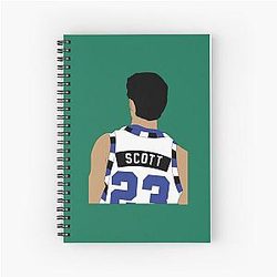 Nathan Scott Basketball Spiral Notebook