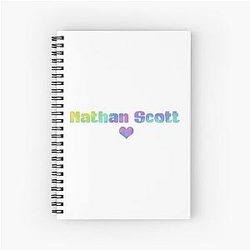 Nathan Scott Spiral Notebook