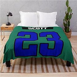 Nathan Scott 23 Jersey iPhone Case Throw Blanket
