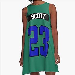 Nathan Scott Jersey A-Line Dress iPhone Case