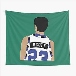 Nathan Scott Basketball Tapestry