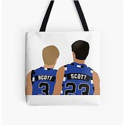 Nathan Scott and Lucas Scott Tote Bag