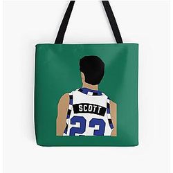 Nathan Scott Basketball  All Over Print Tote Bag