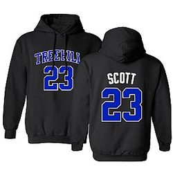 Ravens Basketball Movie Nathan Scott One Tree Hill Jersey Style Hoodie Sweatshirt
