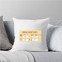 Natural Habitat Shorts Merch Natural Habitat Shorts Pillows Cover