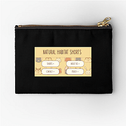 Natural Habitat Shorts Merch Natural Habitat Shorts Zipper Pouches