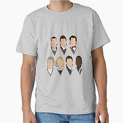 All 7 Modern Doctors - Including the 15th Doctor Ncuti Gatwa Doctor Who Classic T-Shirt