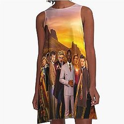 Ncuti Gatwa Doctor A-Line Dress