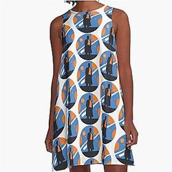Silhouette Fifteenth Doctor Ncuti Gatwa A Line Dress