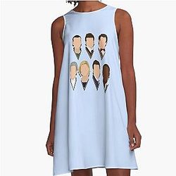 All Modern Doctors Including 15th Doctor Ncuti Gatwa Doctor Who Inspired A Line Dress