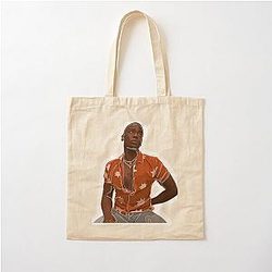 Ncuti Gatwa Background Cotton Tote Bag