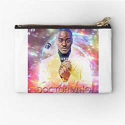 Ncuti Gatwa 14th Doctor - % to charity - By the artist Zipper Pouch