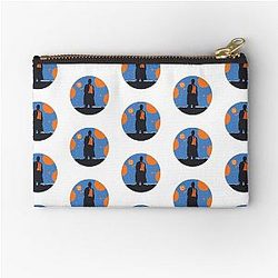 Christmas Silhouette Fifteenth Doctor Ncuti Gatwa Zipper Pouch