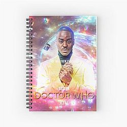 Ncuti Gatwa 14th Doctor - per cent to charity - By the original artist Spiral Notebook
