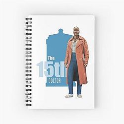 The 15th Doctor Ncuti Gatwa Spiral Notebook