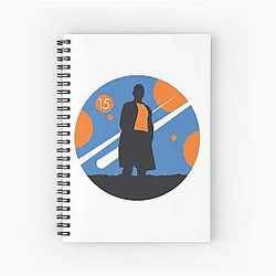 Fifteenth Doctor Ncuti Gatwa Spiral Notebook
