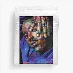 Portrait of Ncuti Gatwa Duvet Cover
