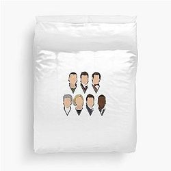 All 7 Modern Doctors Including The 15th Doctor Ncuti Gatwa Doctor Who Duvet Cover