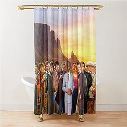 Ncuti Gatwa Doctor Who Shower Curtain