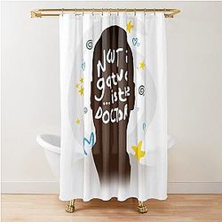 Ncuti Gatwa is The Doctor Dr Who 60th Anniversary Shower Curtain