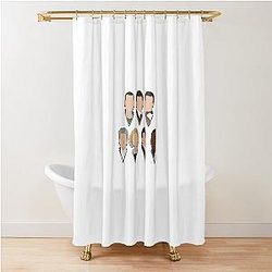 All Modern Doctors (Including Ncuti Gatwa) - Doctor Who Inspired Shower Curtain