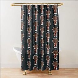 Cute Ncuti Gatwa Sixteenth Doctor Shower Curtain