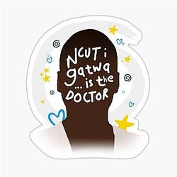 Ncuti Gatwa is The Doctor Dr Who 14 60th Anniversary Sticker