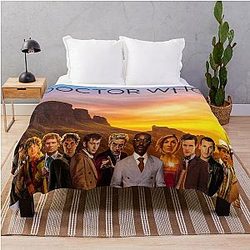 Ncuti Gatwa Doctor Who Throw Blanket