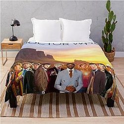 Ncuti Gatwa Doctor Who Throw Blanket