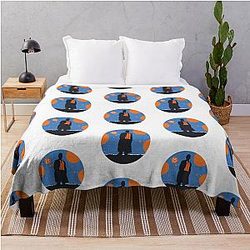 Christmas Special Silhouette Fifteenth Doctor with Ncuti Gatwa Throw Blanket