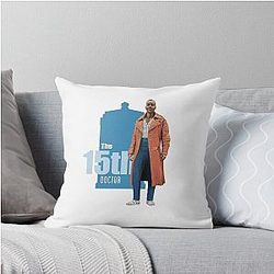 The 15th Doctor: Ncuti Gatwa Throw Pillow
