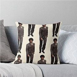 Sixties Ncuti Gatwa Throw Pillow