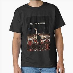 Exit The Warrior Neil Peart Legend Rush Drummer Fan Art Canvas Classic T-Shirt