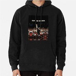 Exit the Warrior Neil Peart Rush Drummer Fan Art Canvas Pullover Hoodie