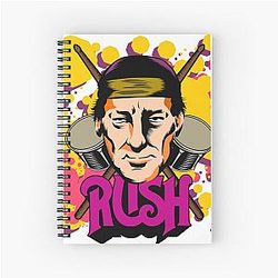 Neil Peart Spiral Notebook