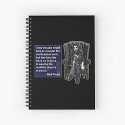 Neil Peart Suburbs Spiral Notebook