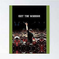 Exit The Neil Peart Legendary Drummer for Fan Canvas Poster
