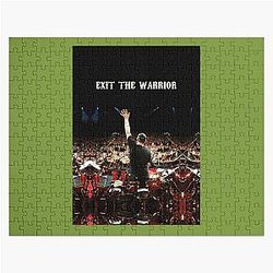 Exit The Warrior Neil Peart Legendary Drummer Fan Art Canvas Jigsaw Puzzle