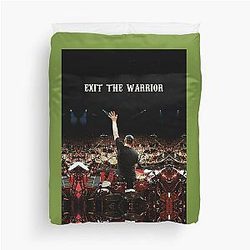 Exit The Warrior 
Neil Peart Legendary Rush Drummer Fan Art Canvas Duvet Cover