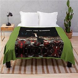 Exit The Warrior Neil Peart Legendary Rush Band Drummer Fan Art Canvas Throw Blanket