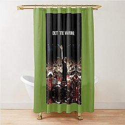 Exit The Warrior Neil Peart Legendary Rush Drummer For Fan Art Canvas Shower Curtain