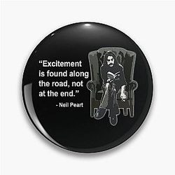 Neil Peart - Excitement Pin